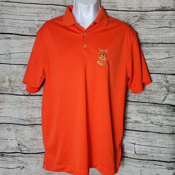 NIKE KILLARNEY GOLF & FISHING CLUB EMBROIDERED POLO SHIRT SIZE MEDIUM - Picture 1 of 7